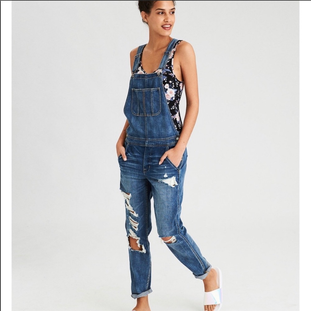 American Eagle AE Tomgirl Overall Small